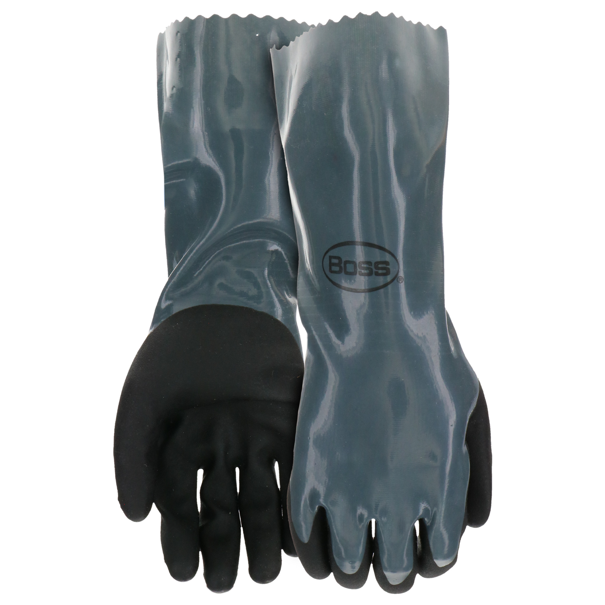 Boss 14in. Nitrile Foam-Dipped, Chemical-Resistant Gloves